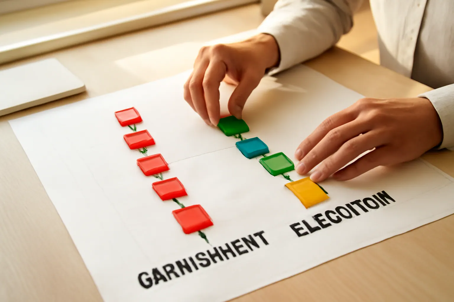 Sequencing judgment recovery enforcement tools