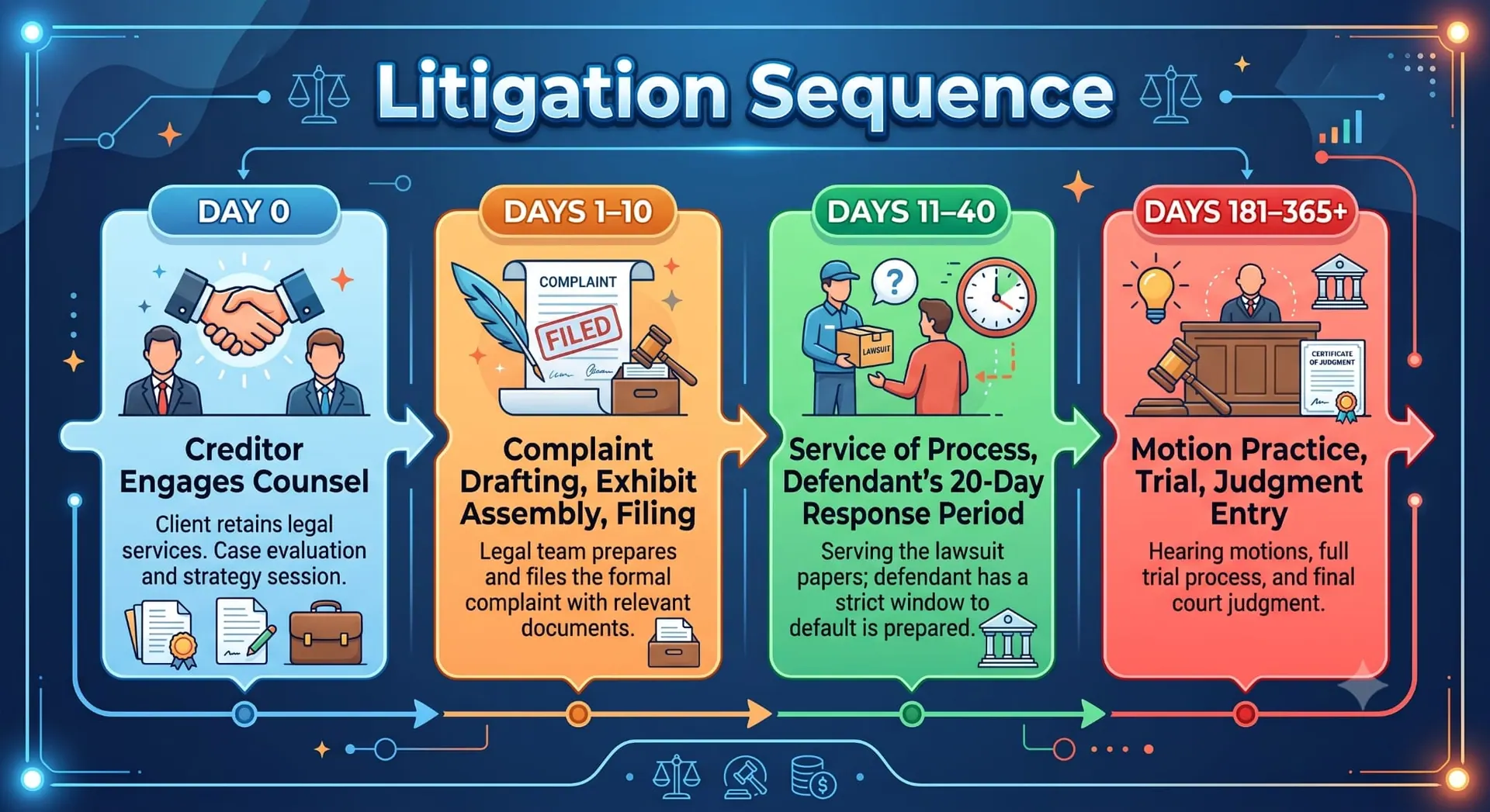 Litigation timing
