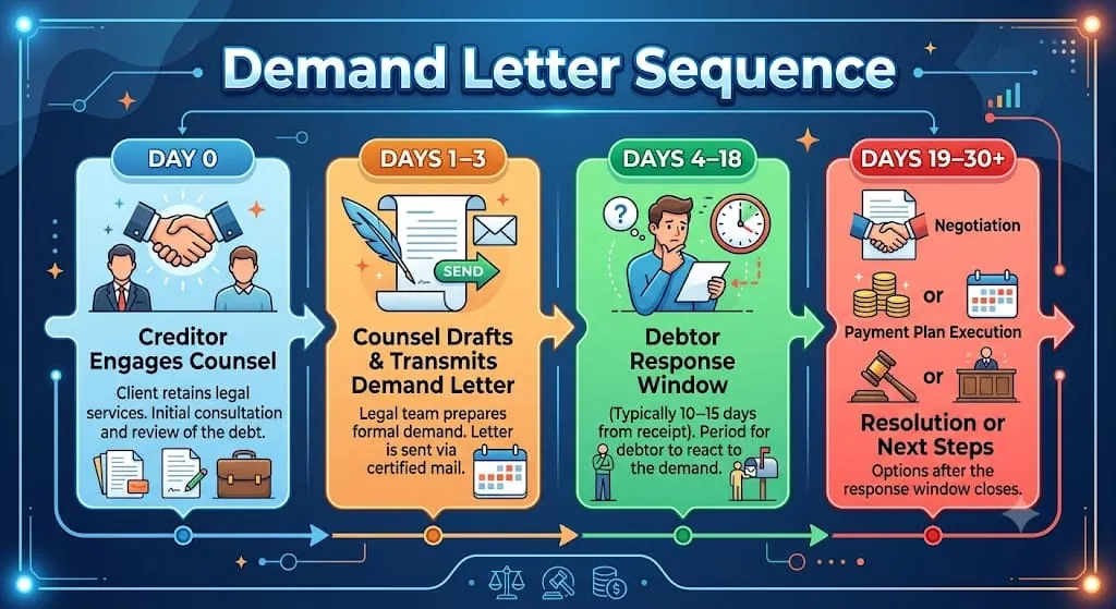 demand letter timing